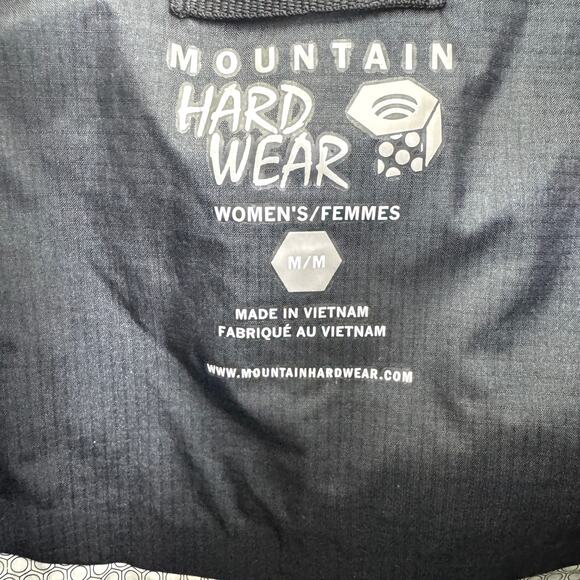 Mountain Hardware Womens Full Zip Nylon Jacket Size M Hooded Lightweight Belted - Picture 2 of 15